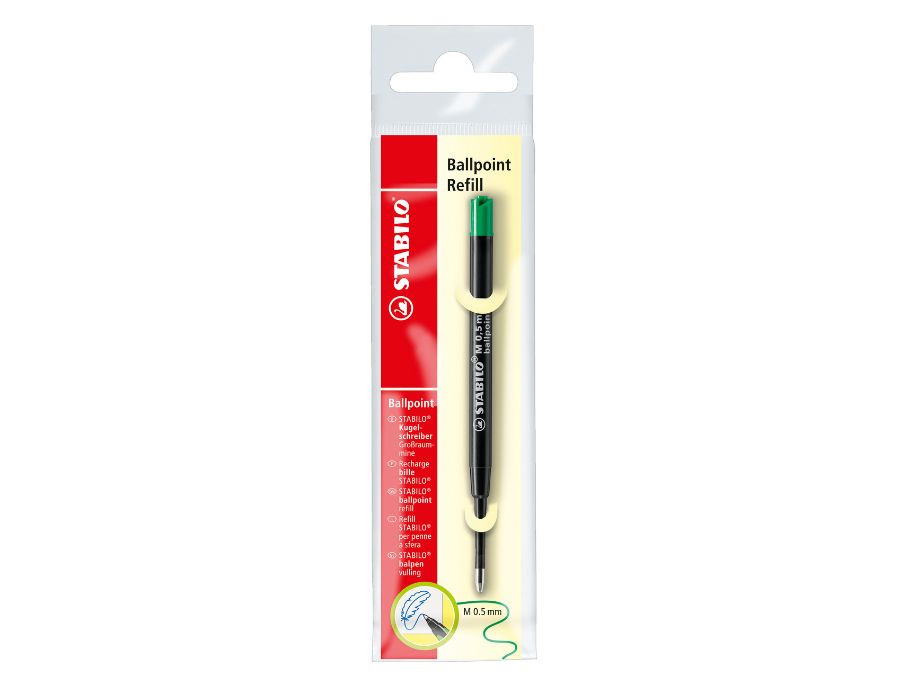 Stabolo Ballpoint Pen Riemit di 0,5 mm Verde