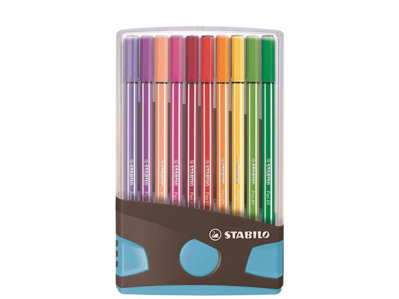 Penna Stabolo 68 Color Parade Antracite Blu chiaro, 20 °.