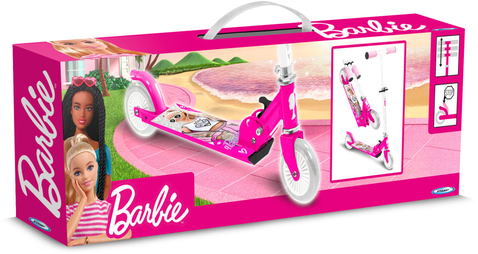 Mattel 2-wiel Kinderstep Opvouwbaar Voetrem Roze