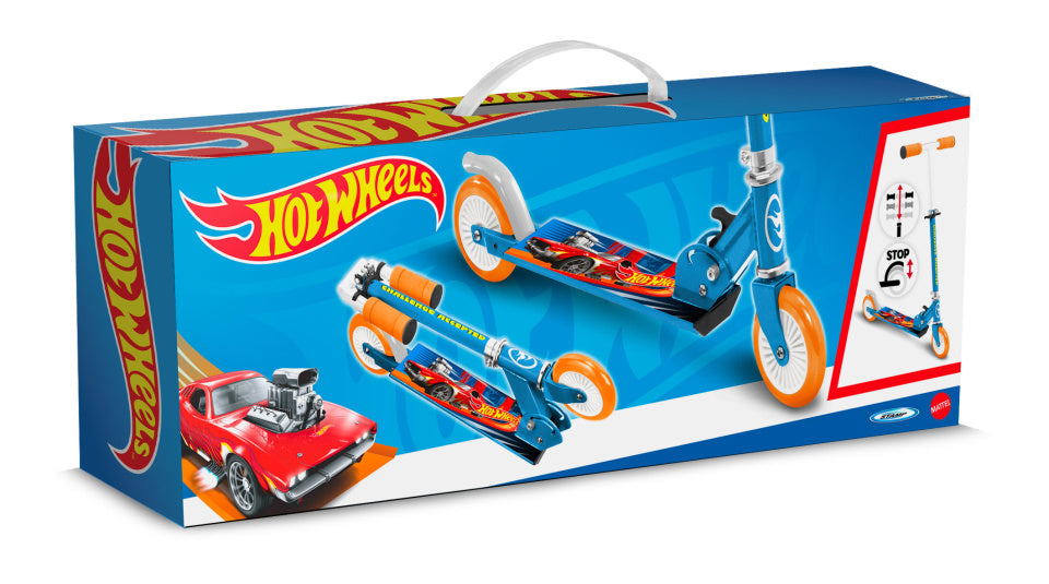 Mattel 2-wiel Kinderstep Opvouwbaar Voetrem Blauw