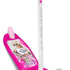 3-wiel kinderstep Barbie meisjes voetrem roze