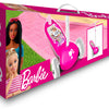 3-wiel kinderstep Barbie meisjes voetrem roze