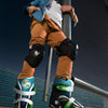 inline skates hardboot verstelbaar zwart maat 30-33