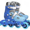 inline skates verstelbaar lichtblauw maat 30-33