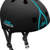 Skids Controlla il casco per pattini in carbone regolabile dimensione nera 53-57 cm