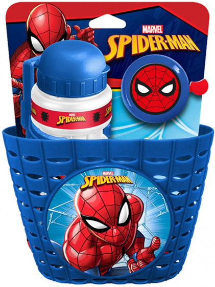 Accessori per biciclette per bambini Marvel Spider-Man Blue 3 pezzi blu