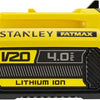 Stanley powertools stanley fatmax sfmcb204 v20 18v 4.0ah li ion accu - sfmcb204-xj