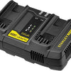Stanley powertools stanley fatmax sfmcb24 v20 4a dual port charger - sfmcb24-qw
