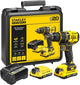 Stanley powertools stanley fatmax sfmcd720d2k v20 18v bl schroefboor | 2x 2.0ah - sfmcd720d2k-qw