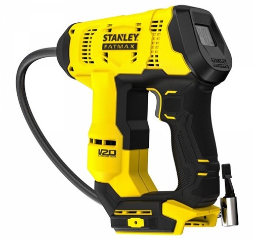 Stanley Power Tools Stanley Fatmax SFMCE521B V20 18V Gonfiatore ad alta pressione | senza batterie e caricabatterie - sfmce521b-xj