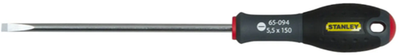 Stanley hand tools 1-65-094 pl5.5 flat screwdriver - 150mm - 1-65-094