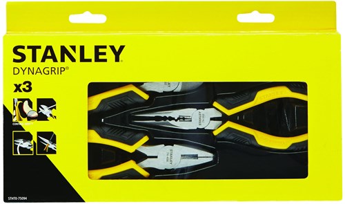 Herramientas manuales Stanley juego de alicates dynagrip cg 3 piezas 150 mm | stht0-75094 - stht0-75094