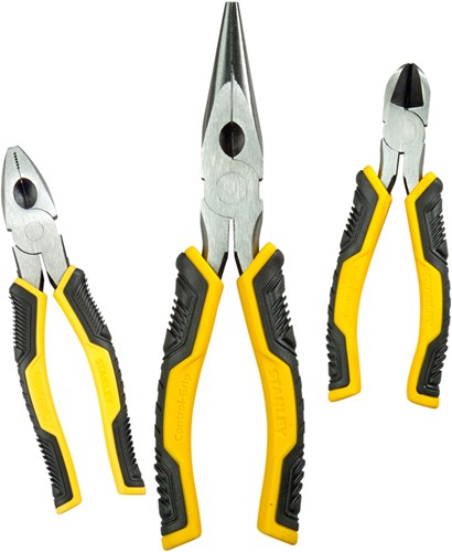Herramientas manuales Stanley juego de alicates dynagrip cg 3 piezas 150 mm | stht0-75094 - stht0-75094