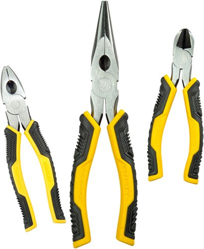 Stanley hand tools dynagrip pliers set cg 3-piece 150mm | stht0-75094 - stht0-75094