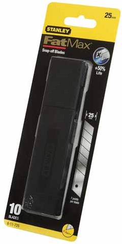 Navaja de repuesto Stanley 25mm fatmax (5)