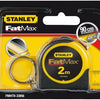 Stanley utensili manuali fatmax metro a nastro 2 m portachiavi - fmht0-33856