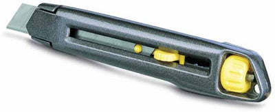 Coltello Stanley a scatto interlock18mm con bloccaggio