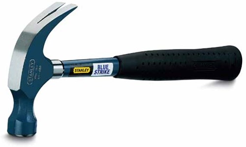 Martello da carpentiere Stanley per utensili manuali Blue Strike 450gr - 1-51-488