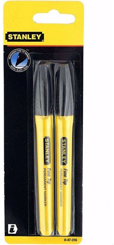Stanley Hand Tools resaltador punta fina negro - 0-47-316