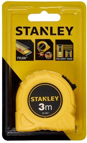Stanley handgereedschap rolbandmaat 3m - 12,7mm (bulk) - 1-30-487 - 1-30-487