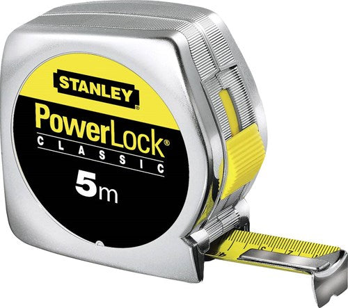 Stanley handgereedschap rolbandmaat powerlock 5m - 19mm - 0-33-194 - 0-33-194