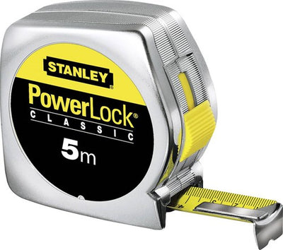 Metro a nastro Stanley 5mt 19mm powerlock classico