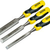 Set scalpelli Stanley per utensili manuali Dynagrip 3 pz. (12,18,25 mm) - 2-16-883