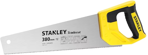 Stanley utensili manuali stht20349-1 sega per legno tradecut fine 380mm 11 tpi - stht20349-1