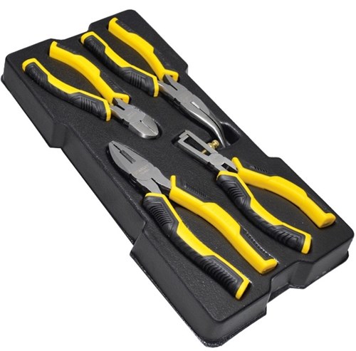 Stanley handgereedschap transmodule tangenset dynagrip 4-delig - stmt1-74179 - stmt1-74179