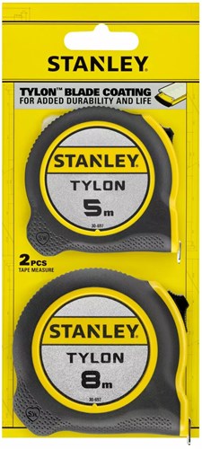Stanley handgereedschap tylon rolbandmaatset - 5m 8m | stht0-74260 - stht0-74260