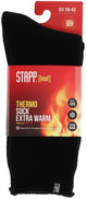 Stapp heat unisex socks 1- pack 70101 | zwart 6990 | maat 39 - 8721198029025