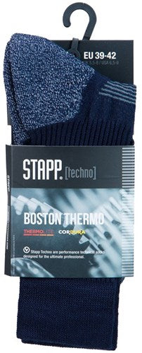 Stapp techno boston thermo sok 27450 | 999 zwart | maat 50 - 00.134.005.47