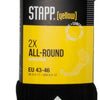 Stapp yellow all round 2-pack sokken 4410 | 699 zwart | maat 46 - 38.134.005.02