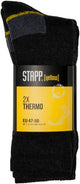Stapp yellow thermo 2-pack sokken 4420 | 695 antraciet melange | maat 50 - 38.134.008.03