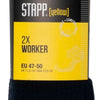 Stapp yellow worker 2-pack sokken 4415 | 699 zwart | maat 42 - 38.134.007.01