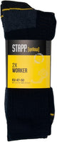 Stapp yellow worker 2-pack sokken 4415 | 699 zwart | maat 42 - 38.134.007.01