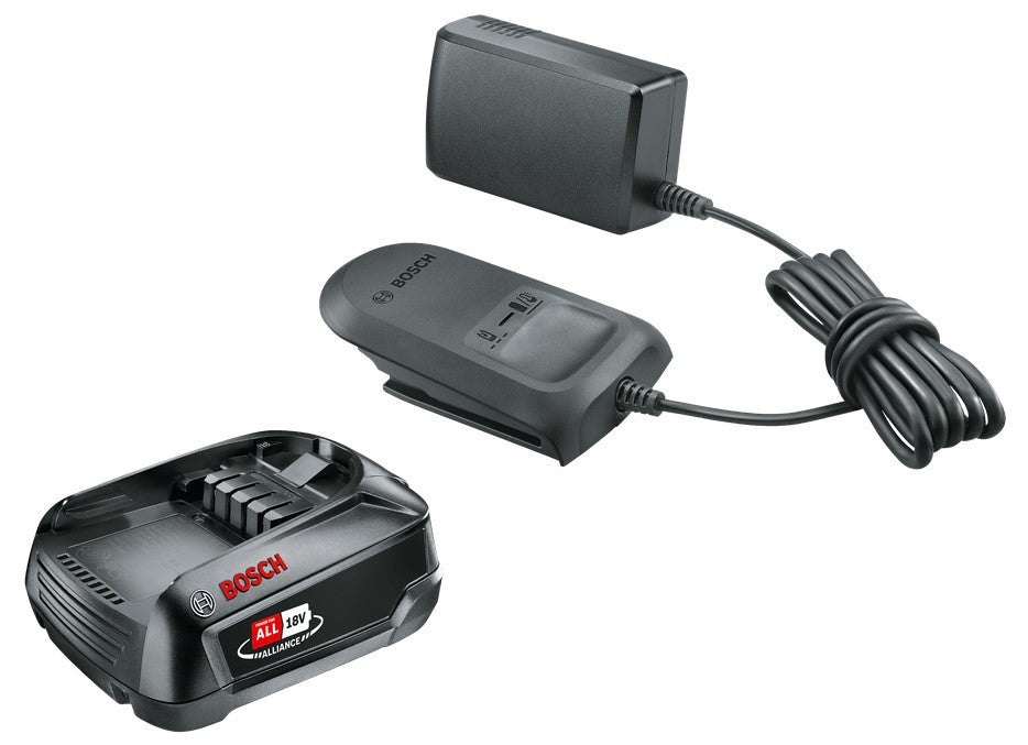 Bosch groen bosch accessoires 1600a02625 | starterset | 18v | 2,5 ah + al 18v-20 1600a02625