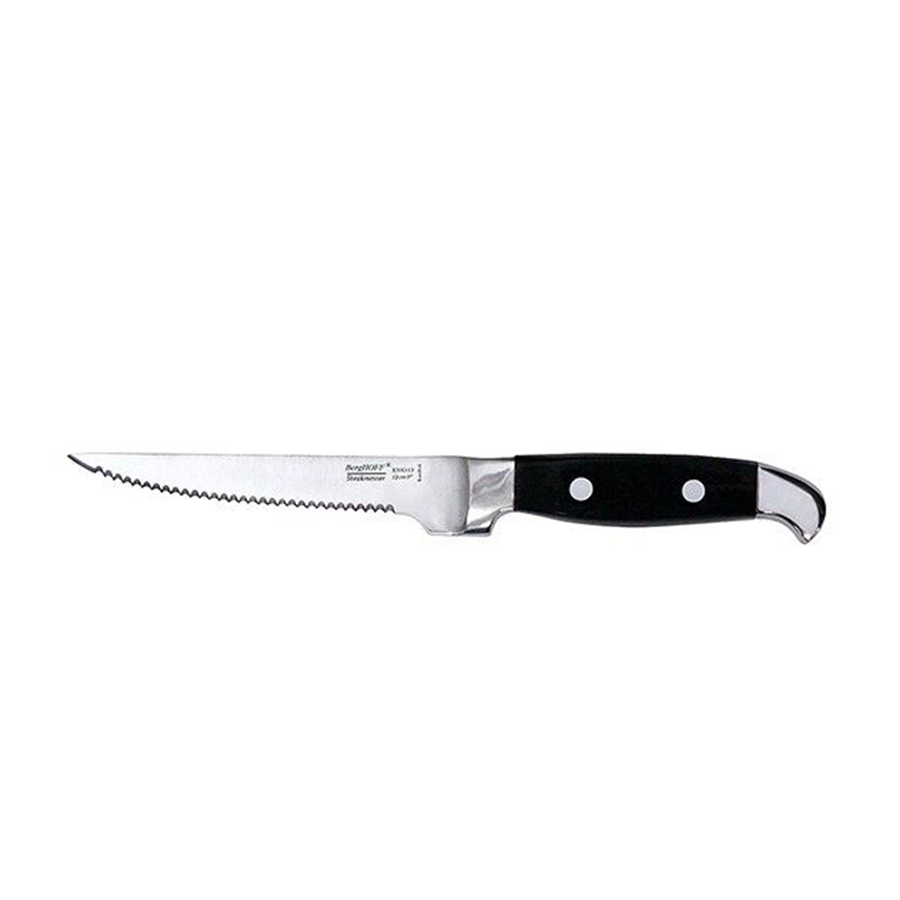 Coltello da bistecca 12 cm in acciaio inox nero