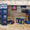 Stealth monta soportes de batería para bosch 18v | negro | 6 piezas - bm-bo18-6