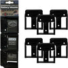 Stealth monta soportes de batería para bosch 18v | negro | 6 piezas - bm-bo18-6