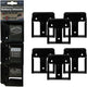 Stealth monta portabatterie per bosch 18v | nero | 6 pezzi - bm-bo18-6