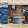 Stealth monta portabatterie per makita 40v xgt | nero | 6 pezzi -bm-mk40-blk-6