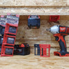 Stealthmounts batterijhouders voor milwaukee m18 18v | rood | 6 stuks - bm-mw18-red-6
