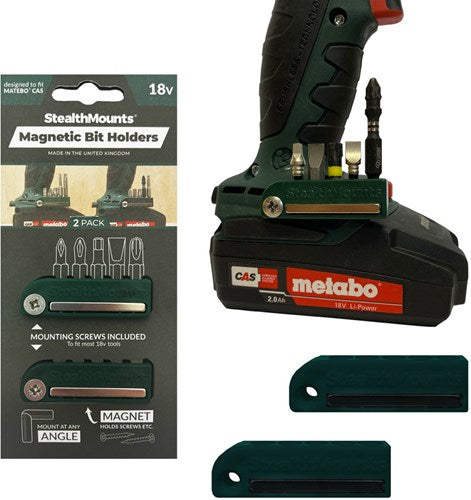 Portapunte Stealth Mounts per Metabo Cas | verde | 2 pezzi - bh-mt-grn-2