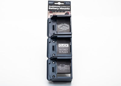 Portabatteria Stealthmounts bm-bo18-blu-6 per bosch 18v pro | blu | Confezione da 6 - bm-bo18-blu-6