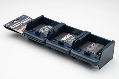 Portabatteria Stealthmounts bm-bo18-blu-6 per bosch 18v pro | blu | Confezione da 6 - bm-bo18-blu-6