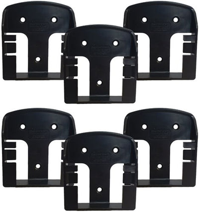 Portabatterie Stealthmounts bm-cas18-blk-6 per batterie cas | nero | Confezione da 6 - bm-cas18-blk-6