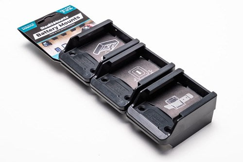 Stealthmounts bm-mk12-blk-6 soportes de batería para makita 12v cxt | negro | 6 piezas - bm-mk12-blk-6