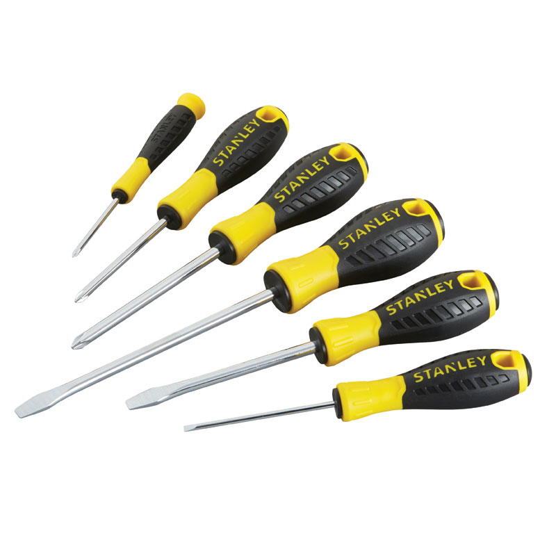 Stanley handgereedschap schroevendraaierset baisc 6-delig ph stht0-60208 - stht0-60208
