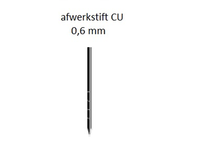 Dutack stift 0,60 cu 22 mm doos 10 duizend - 5116007